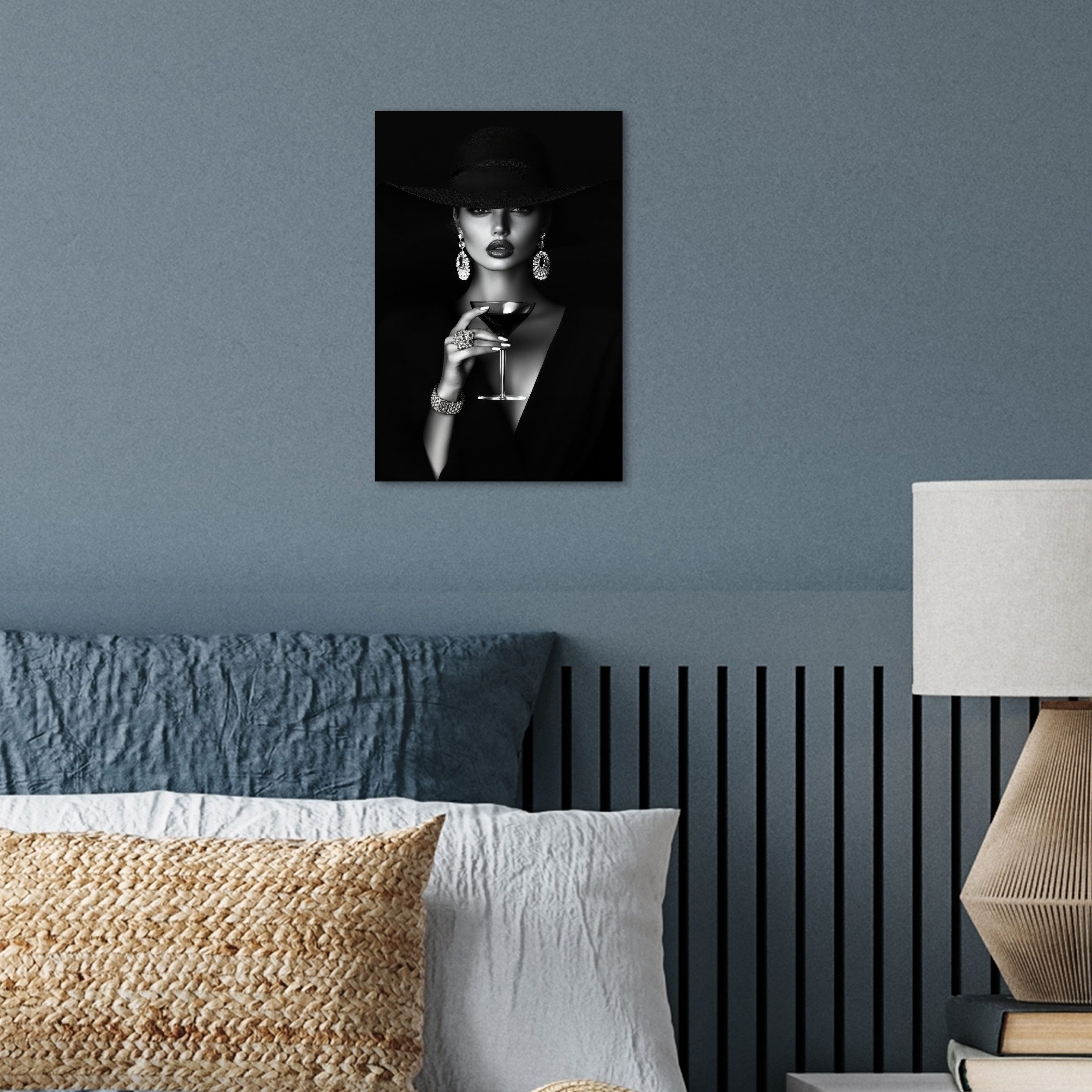 MuchoWow Poster Frau - Cocktail - Schick, (1 St), Poster ohne Rahmen, Wandbild, Wandposter, 20x30 cm – Bild 4 von 5