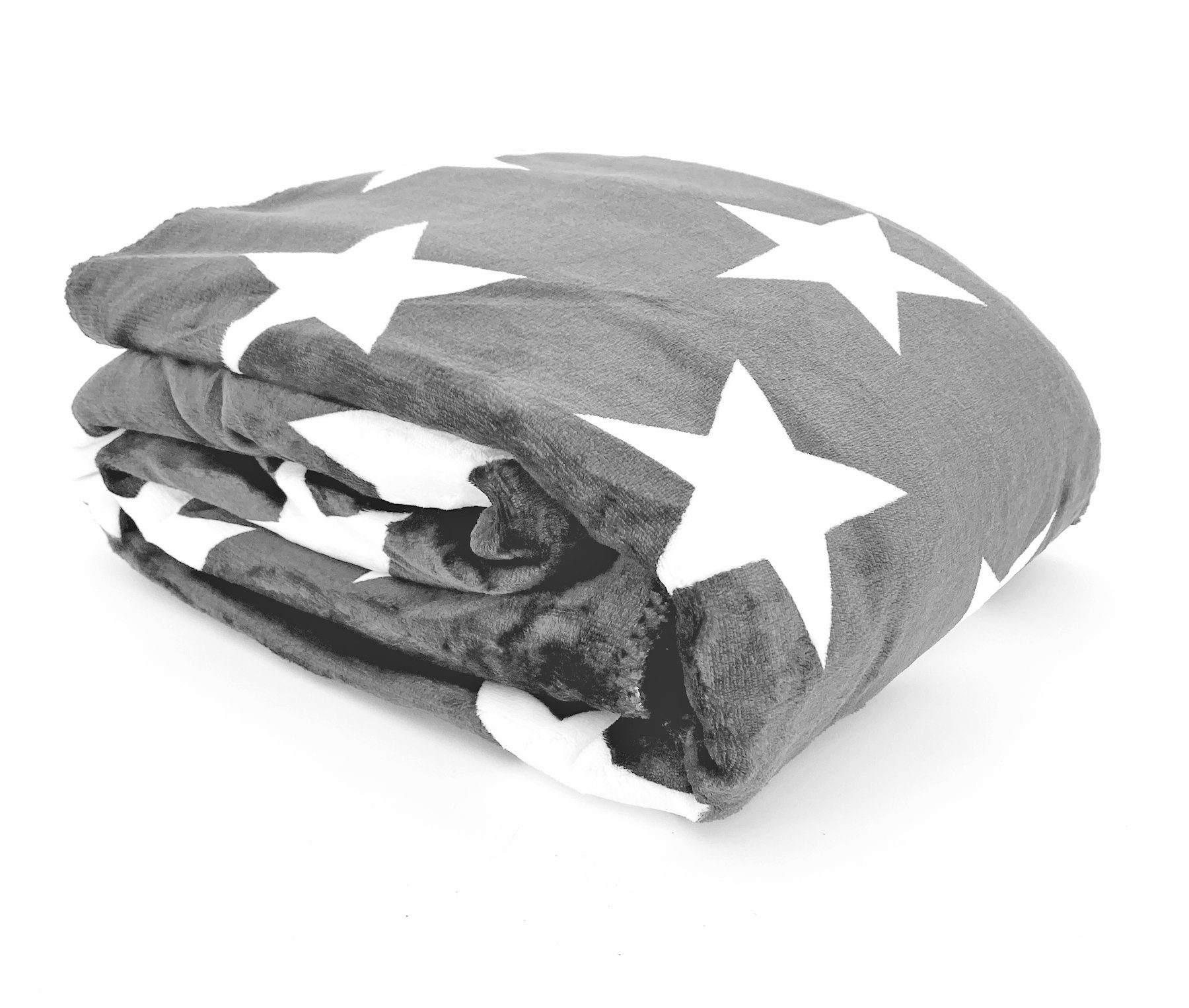 Wohndecke Dicke Soft Flanell Kuscheldecke Sterne günstig online kaufen