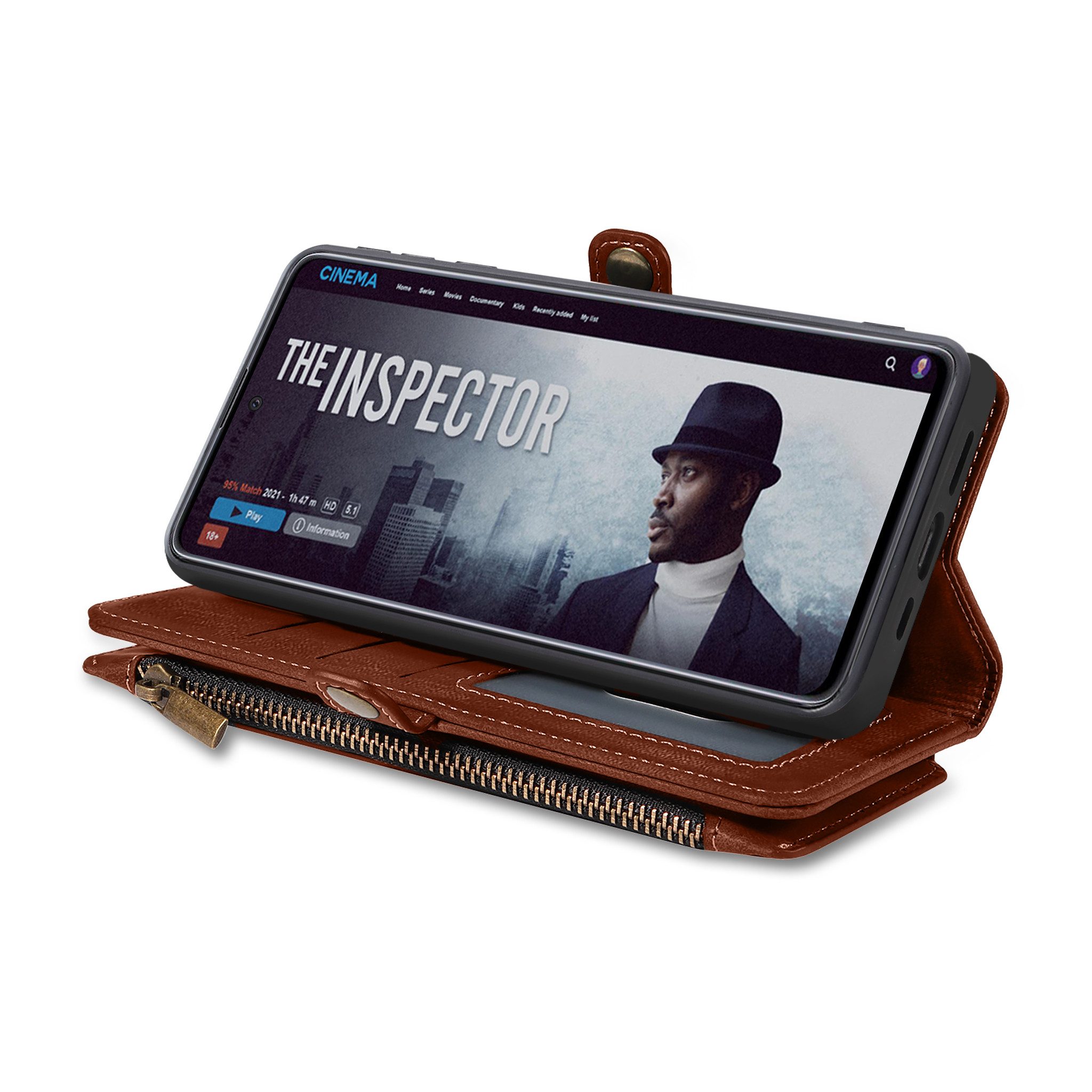 Tec-Expert Handyhülle Geldbörse Hülle mit RFID Schutz für Xiaomi 17T Pro, Klapphülle Cover Case mit Kartenfach Geldfach Münzfach – Bild 4 von 5