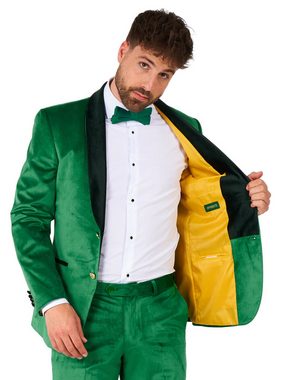 Opposuits Partyanzug OppoSuits Tuxedo Velvet Verdant Smoking, Oberstylischer Smoking Anzug in Grasgrün