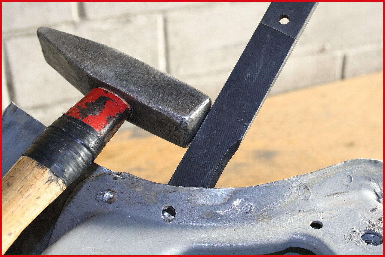 Thumbnail - KS Tools Flachmeißel, 300 in mm, Karosserie-Trennmeißel