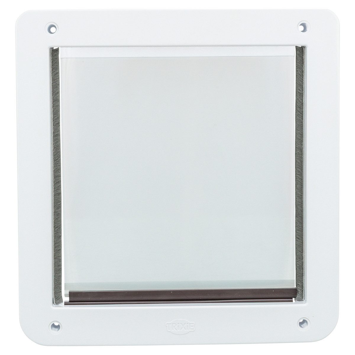 TRIXIE Hundeklappe 2-Wege Freilauftür für Hunde M-XL weiß