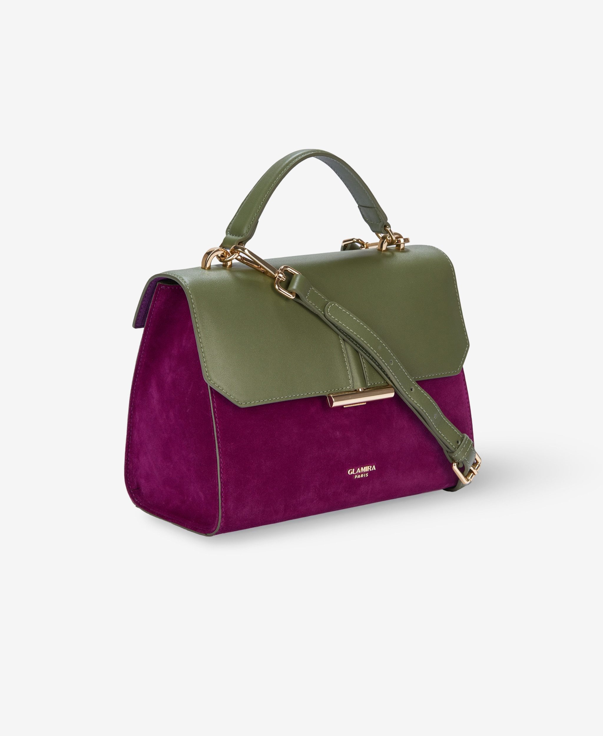 GLAMIRA Handtasche UrbanSphere Pinke Henkeltasche (1-tlg), echt Leder