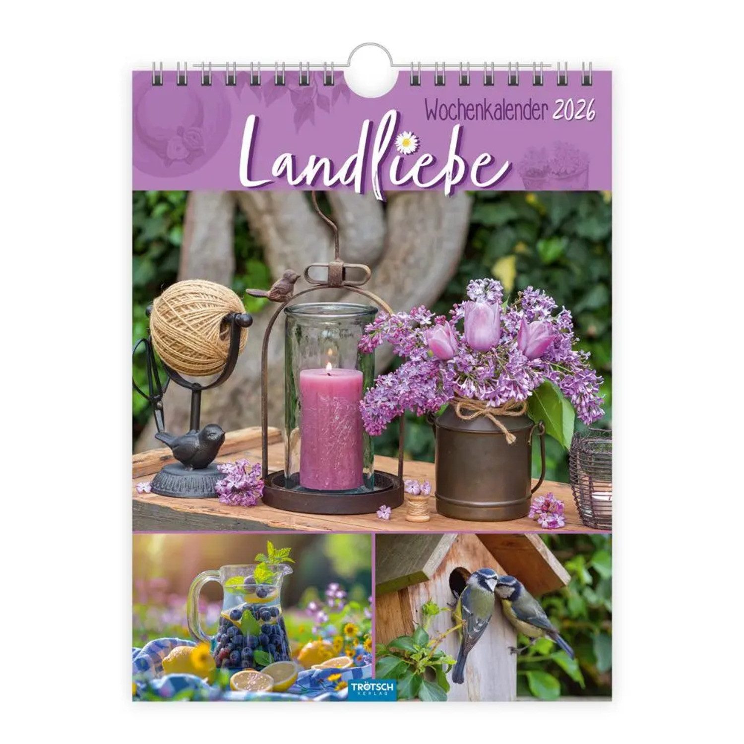 Trötsch Verlag Wandkalender Trötsch Wochenkalender zum Hängen Landliebe 2026