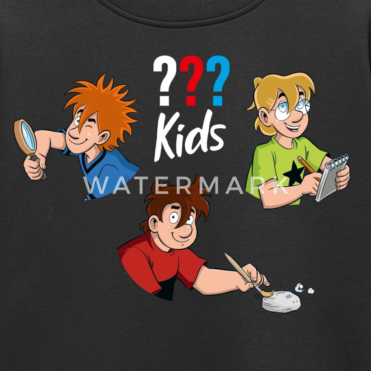 Spreadshirt Sweatshirt Die Drei Fragezeichen Kids Detektive Kinder Premium Pullover (1-tlg)