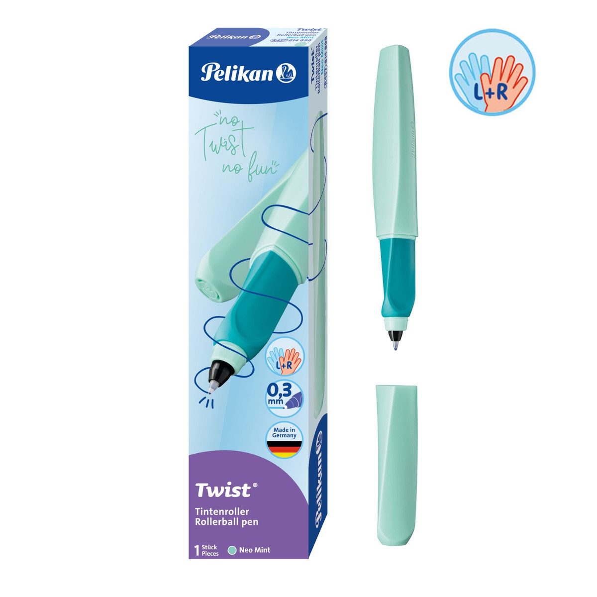 Pelikan Tintenroller Pelikan Tintenroller Twist R457 neo mint Faltschachtel