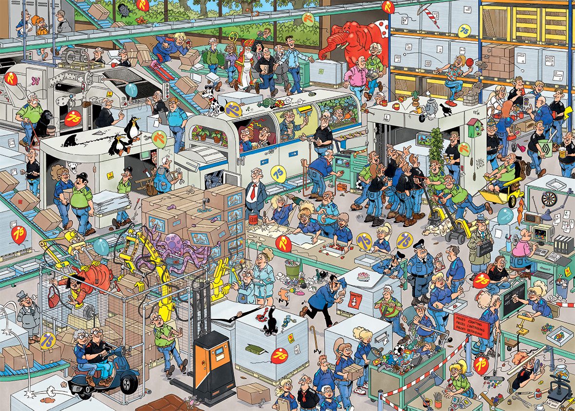 Jan van Haasteren Puzzle Jan van Haasteren - Puzzle - und Spielefabrik 1000 günstig online kaufen