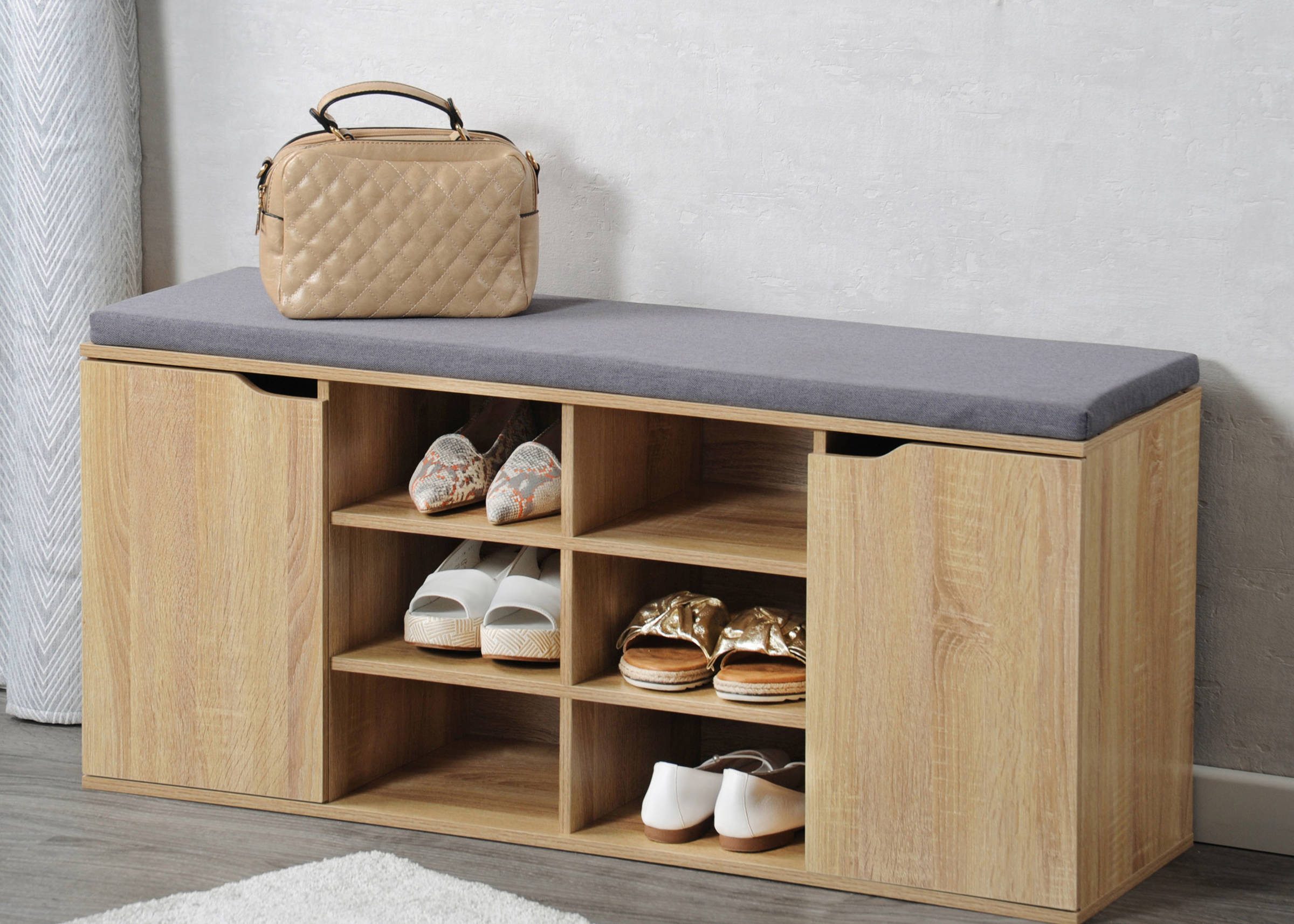Kesper Schuhregal Schuhregal mit Sitzfläche, KESPER