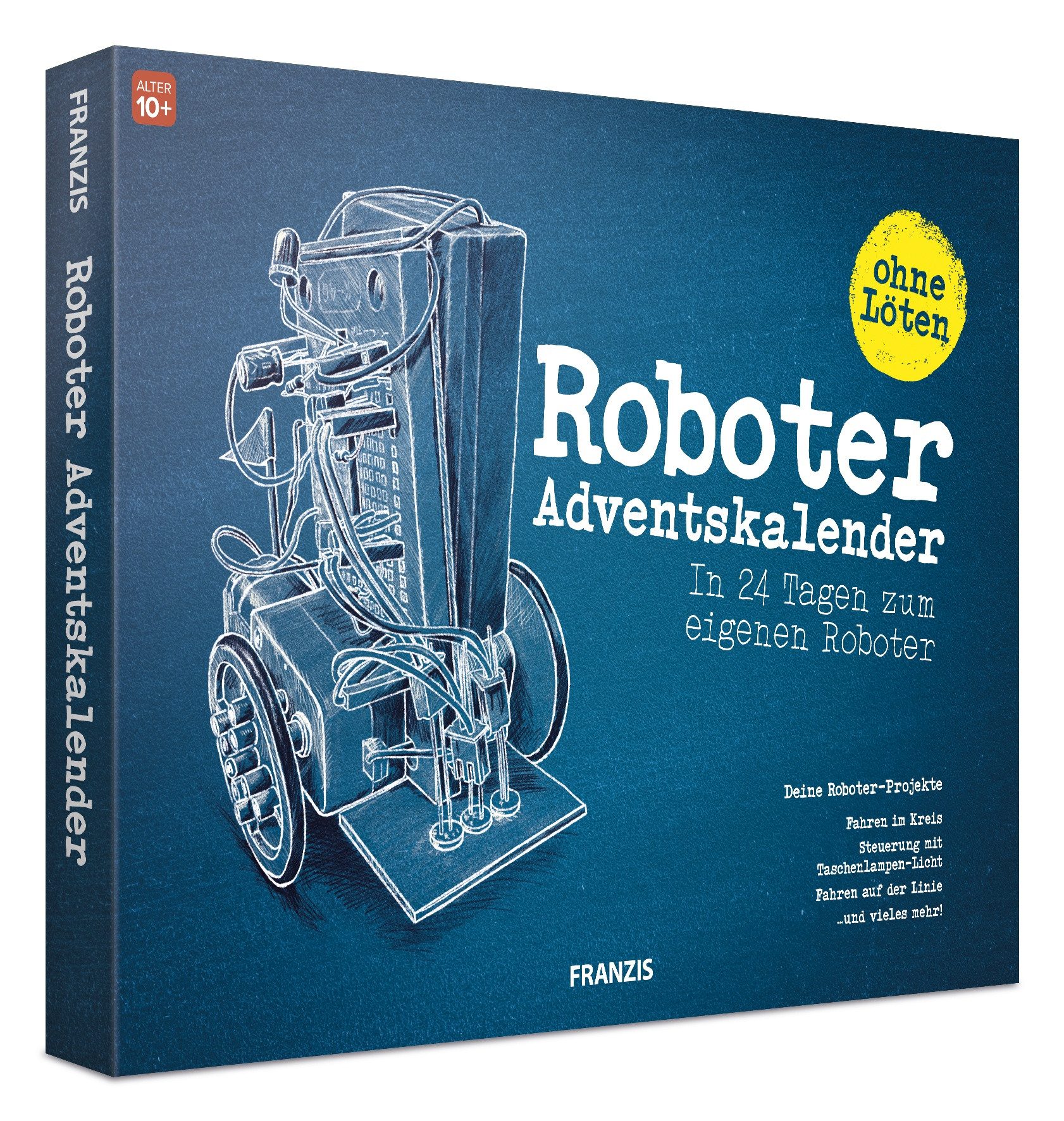 Franzis Adventskalender Roboter Adventskalender - Baue in 24 Tagen deinen eigenen Roboter
