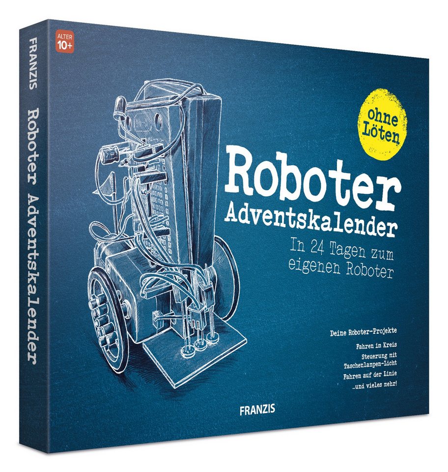 Franzis Adventskalender Roboter Adventskalender - Baue in 24 Tagen deinen eigenen Roboter