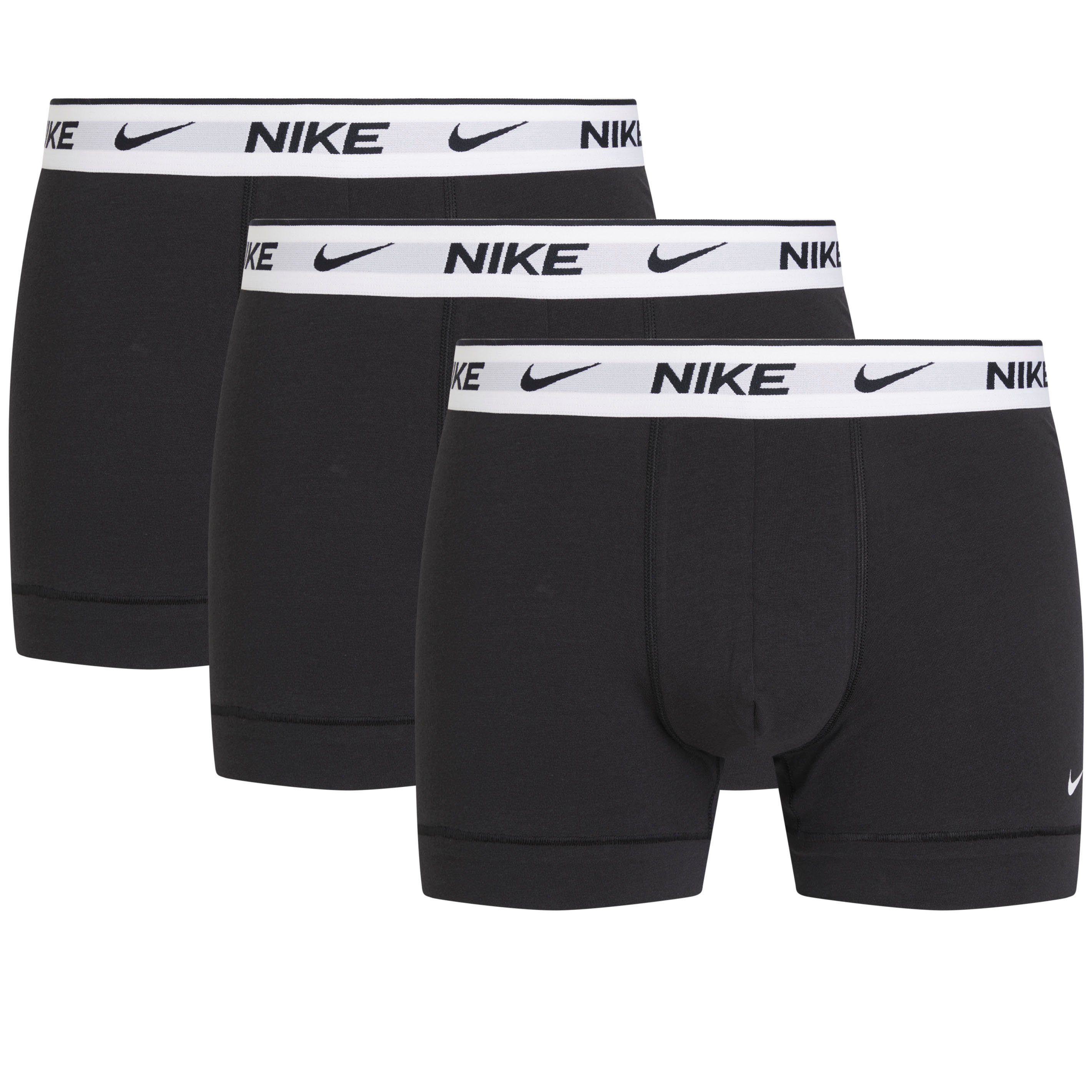 NIKE Underwear Trunk Nike Dri-FIT Essential Cotton Stretch (Set, 3-St., 3er-Pack) mit Logo auf dem Taillenbund