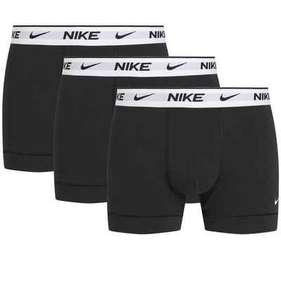 NIKE Underwear Trunk Nike Dri-FIT Essential Cotton Stretch (Set, 3-St., 3er-Pack) mit Logo auf dem Taillenbund