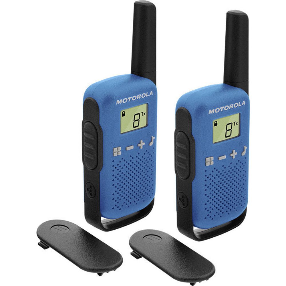 Motorola Solution Walkie Talkie Motorola Solutions TALKABOUT T42 blau PMR-Handfunkgerät 2er Set