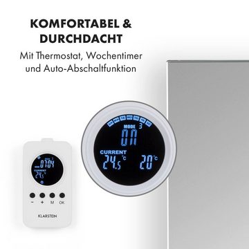 Klarstein Heizkörper Marvel Mirror, elektrische Infrarot Wandheizung Spiegel Thermostat Heizung elektrisch