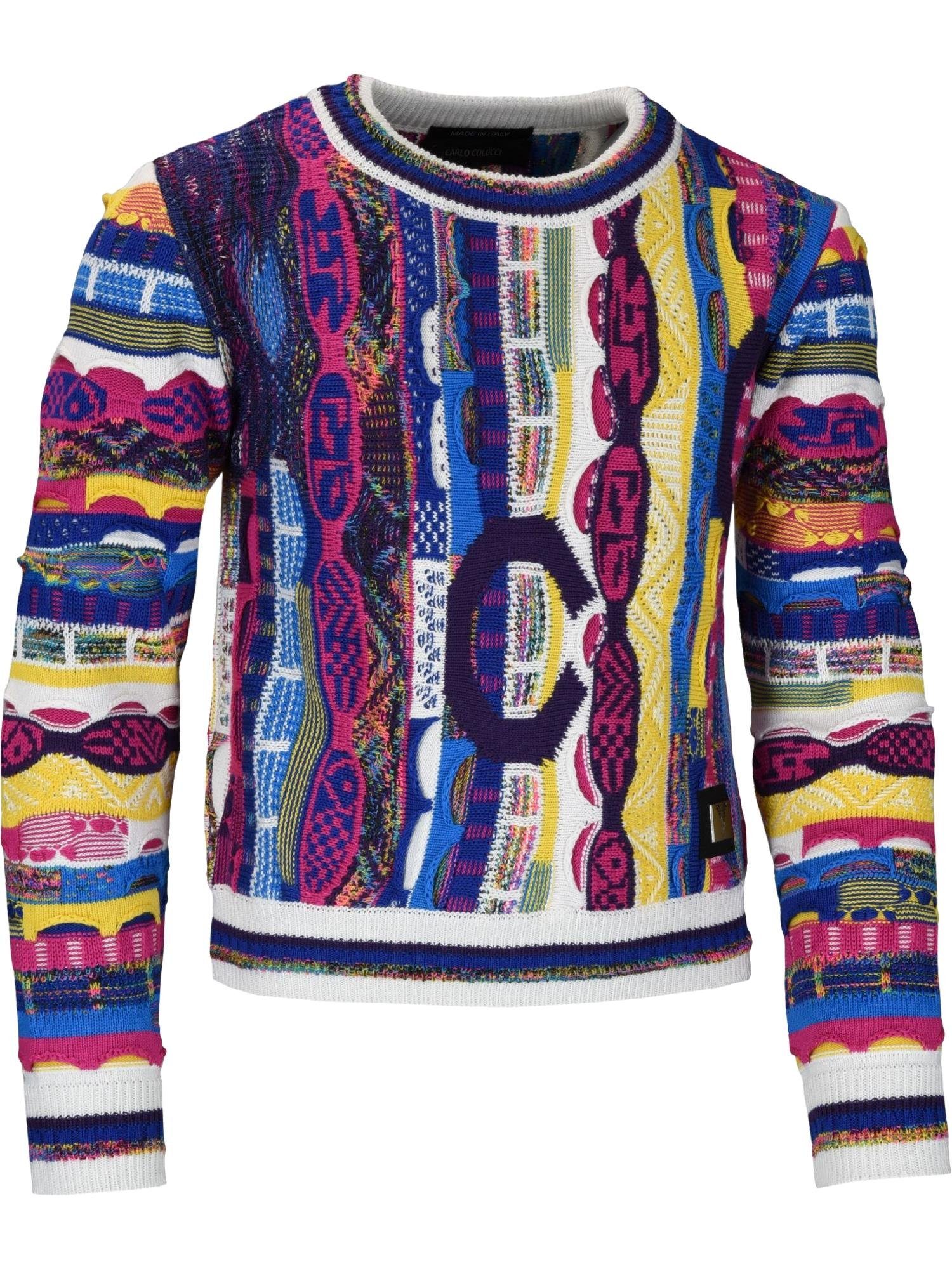 CARLO COLUCCI Rundhalspullover Casazza