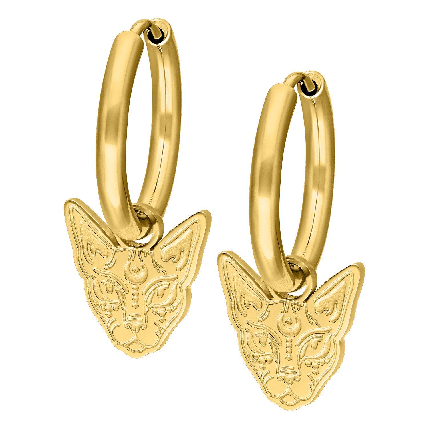 Wildcat Paar Creolen Little Sphynx Hoops, günstig online kaufen