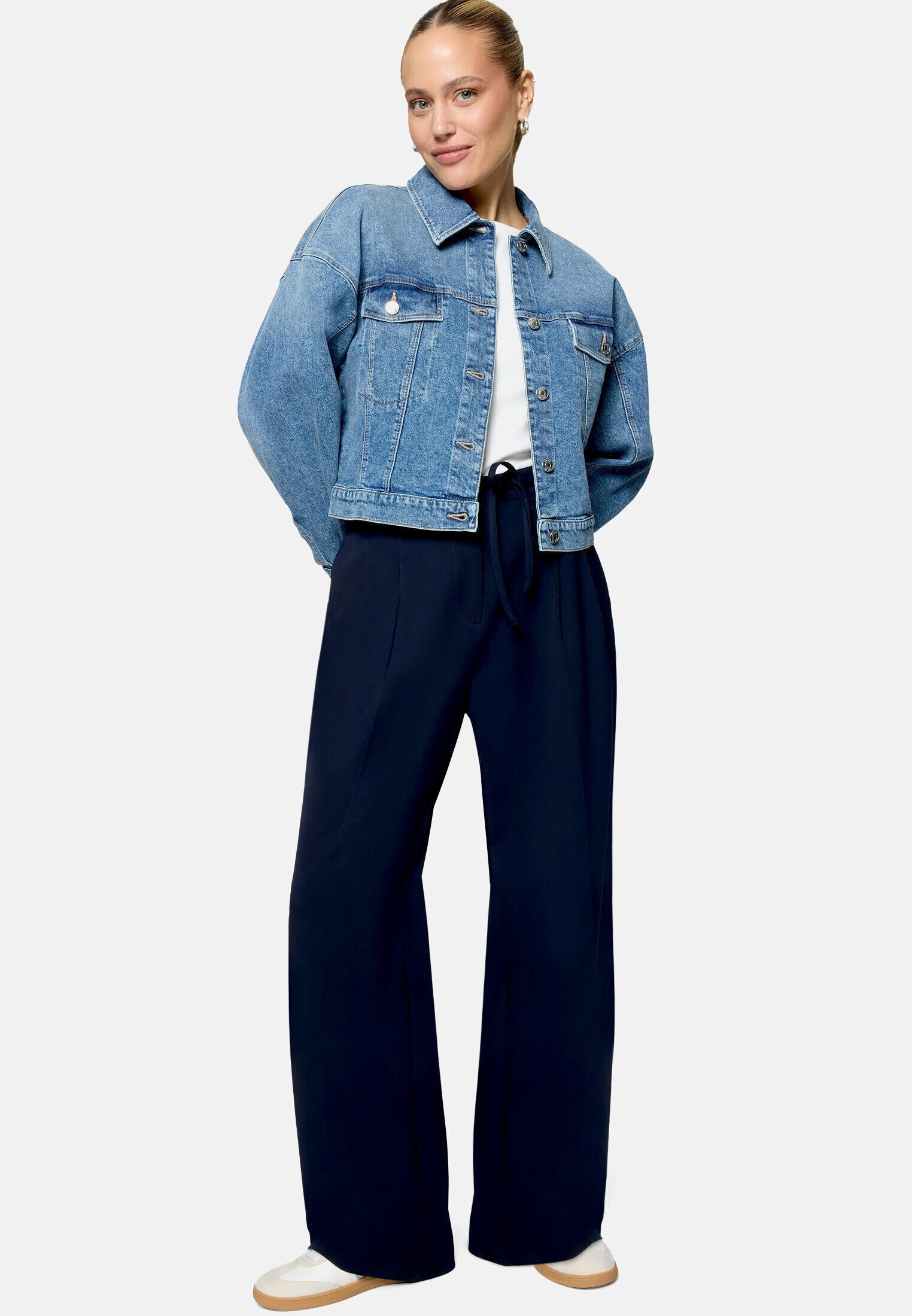 Zero Jackenblazer Damen kurz mit Knopfleiste Knopfleiste