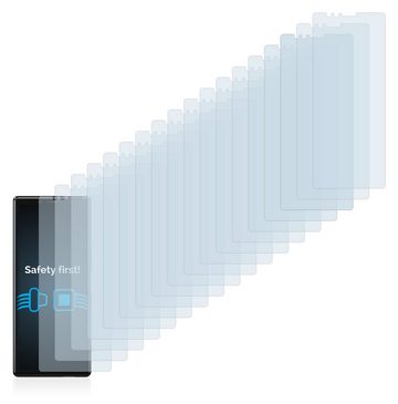 Savvies Schutzfolie für Sony Xperia 1, Displayschutzfolie, 18 Stück, Folie klar