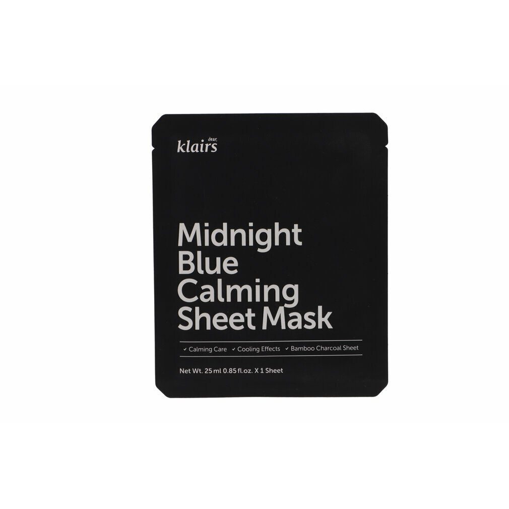 Dear Klairs Gesichtsmaske Midnight Blue Calming Sheet Mask 25ml