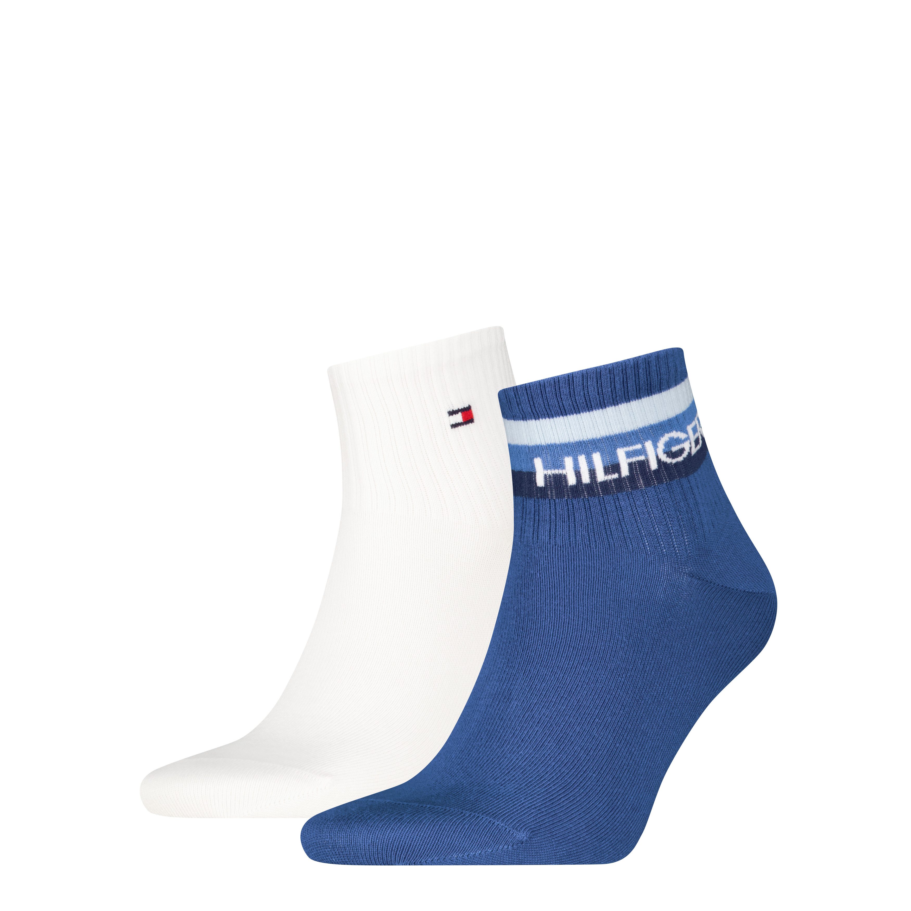 Tommy Hilfiger Kurzsocken TH MEN QUARTER 2P SPORT TH LOGO (2 Paar)
