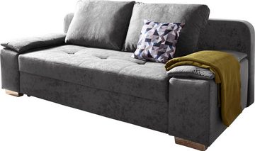 COLLECTION AB Schlafsofa Paula, mit Federkern, inklusive Bettfunktion und Bettkasten