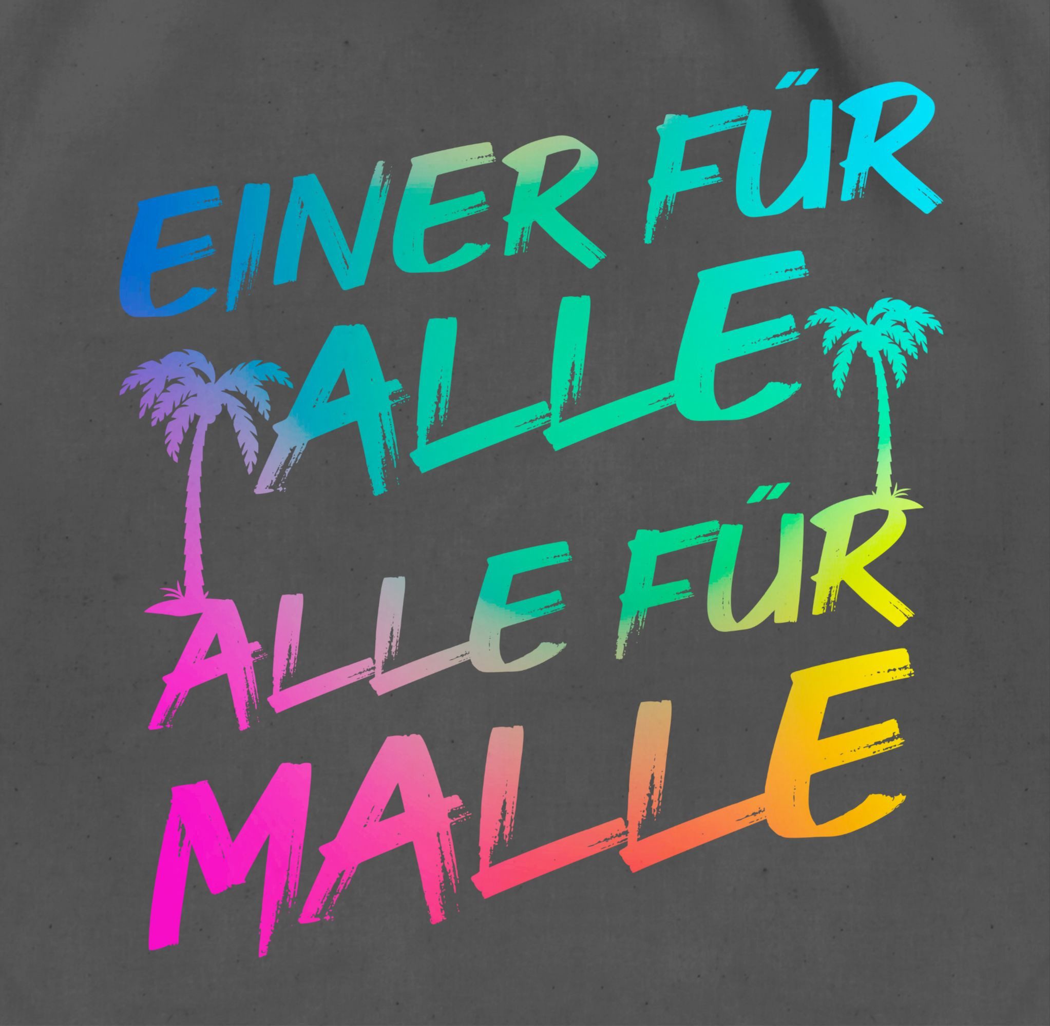 Shirtracer Turnbeutel Einer für alle Alle günstig online kaufen