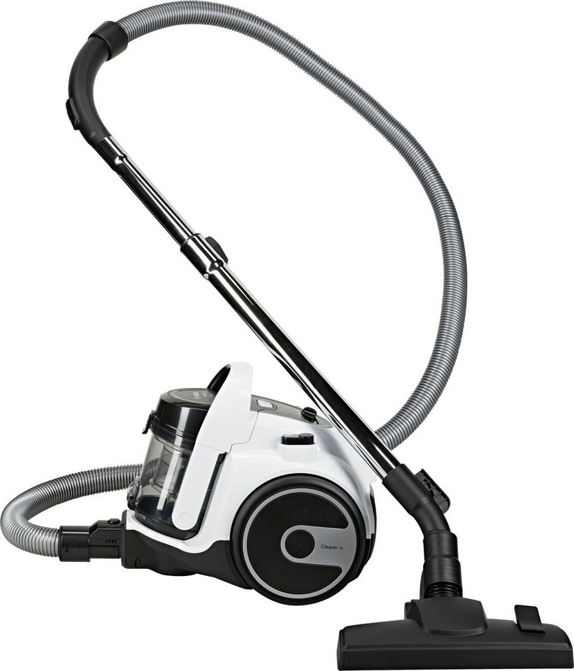 BOSCH Bodenstaubsauger Serie 2 BGS05AAA1, Hygiene-Filter, kompakt, platzsparend, leicht, 700 W, beutellos, für Parkett/Teppich/Fliesen, hohe Saugkraft, langes Kabel, weiß