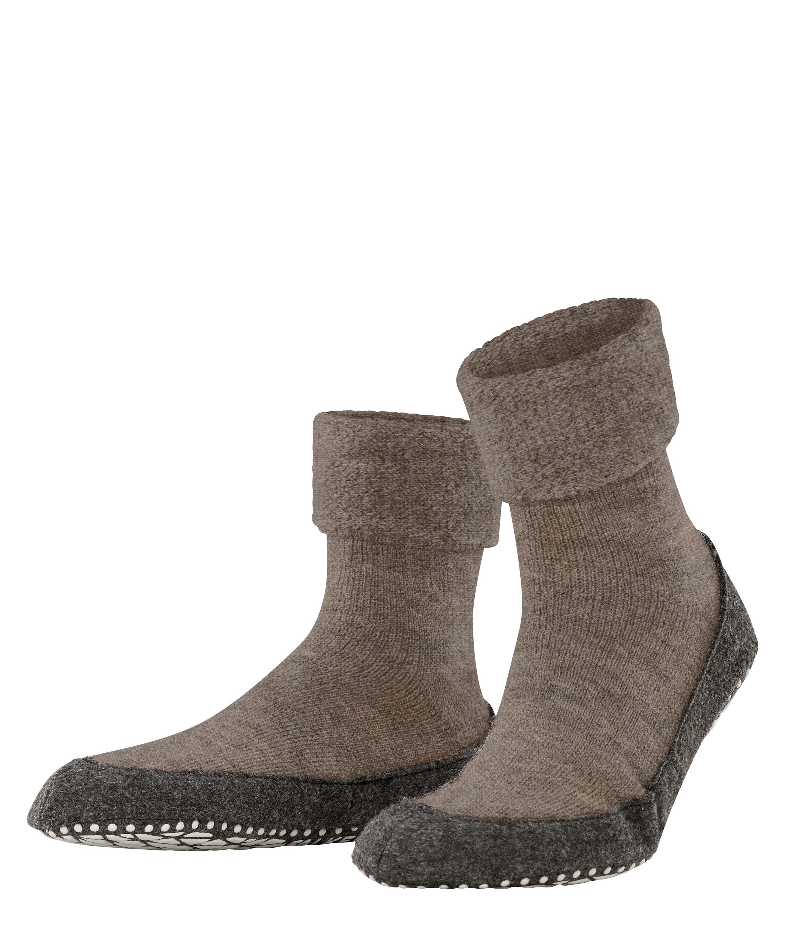 FALKE Socken FALKE Cosyshoe Herren (1-Paar) mit Merinowolle & rutschhemmender Sohle