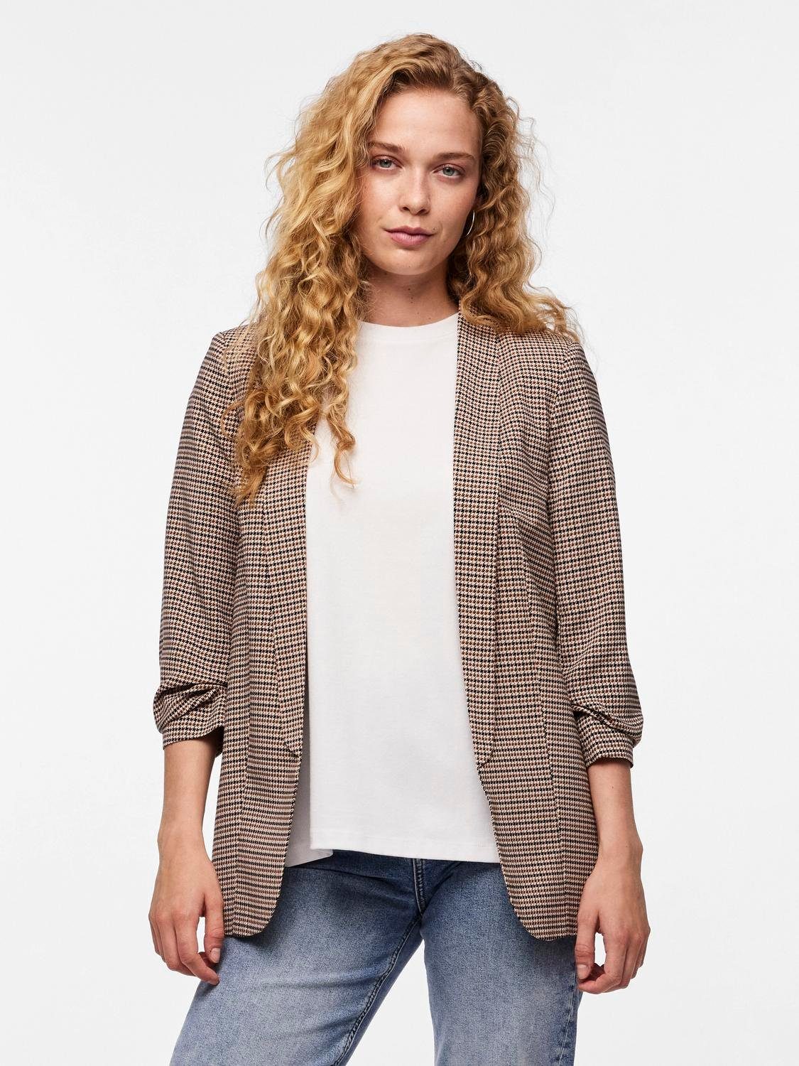 Blusenblazer PCBOSELLA 3/4 PRINTED BLAZER NOOS