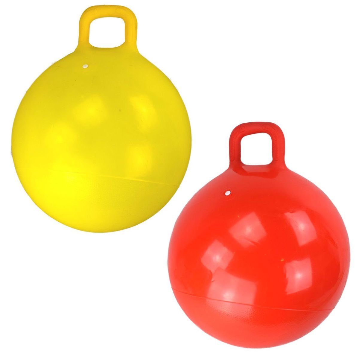 Marabellas Shop Hüpfspielzeug Springball 60cm mit Griff gelb oder rot Gymna günstig online kaufen