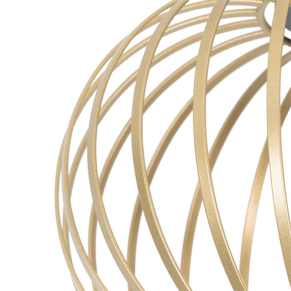 Qazqa Deckenleuchte Johanna, ohne Leuchtmittel, Warmweiß, QAZQA Deckenleuchte, e27, Gold, Stahl, Design