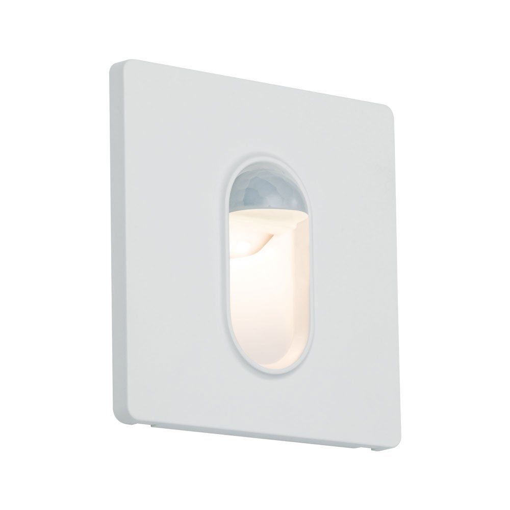 Licht-Trend Einbauleuchte LED Wandeinbauleuchte Box 7, 8 x 7,8cm Bewegungsmelder 100lm Weiß, Warmweiß