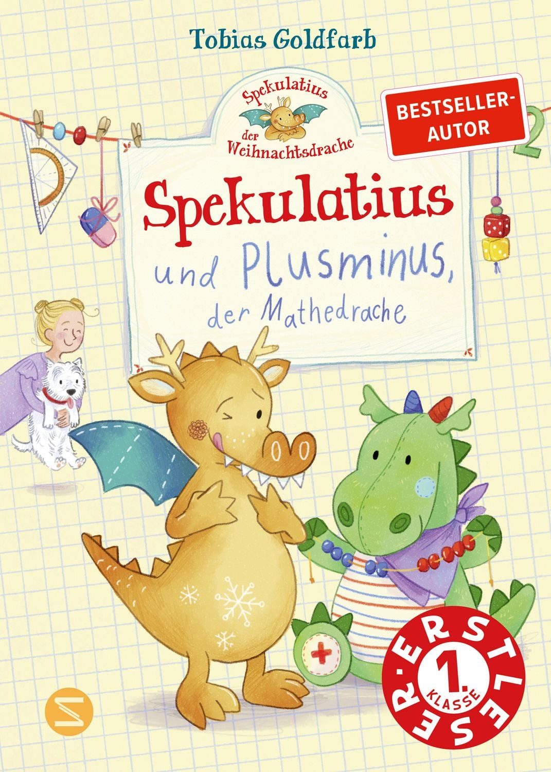 Spekulatius, der Weihnachtsdrache. Spekulatius und Plusminus, der Math / Tobias Goldfarb
