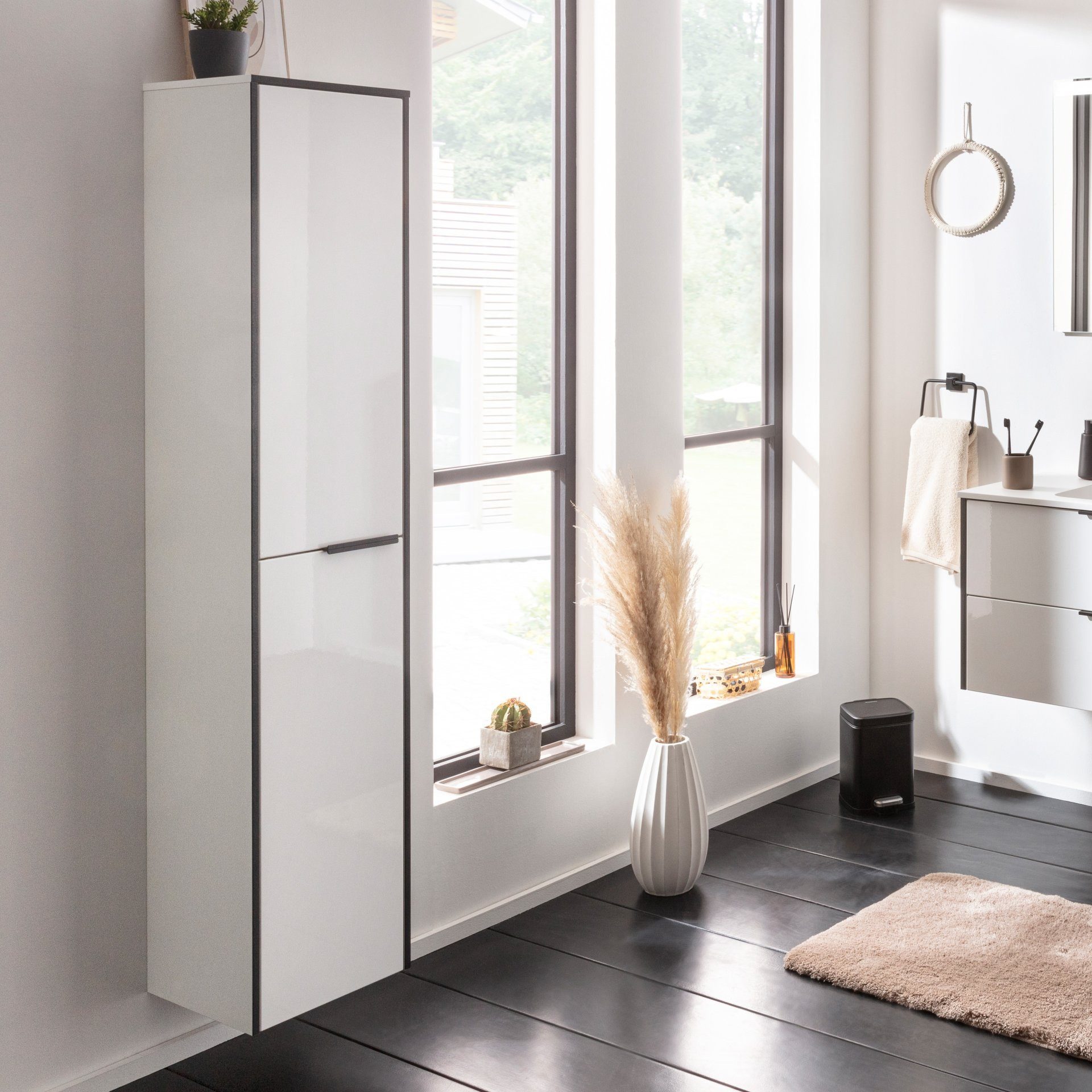 FACKELMANN Hochschrank Hochschrank, Badschrank, Aufbewahrungsschrank, Stauraumwunder