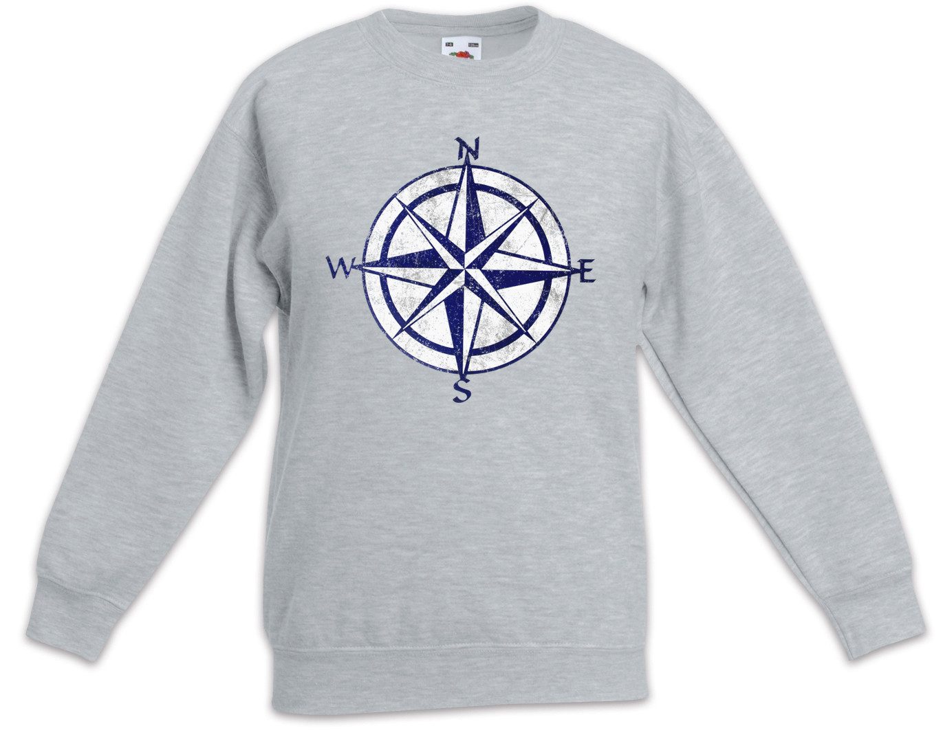 Sweatshirt Nautical Compass Vintage Kinderpullover Tattoo Star Rockabilly Sailor