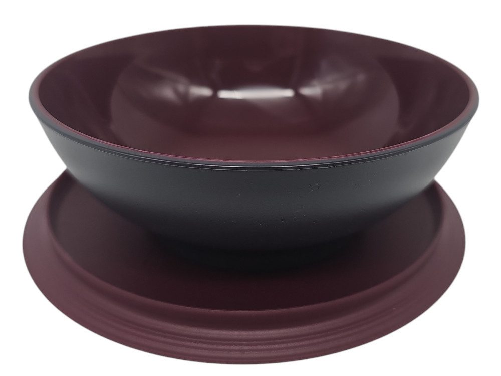 TUPPERWARE Servierschale Tupperware Allegra Schale 275 ml in merlot/anthrazit
