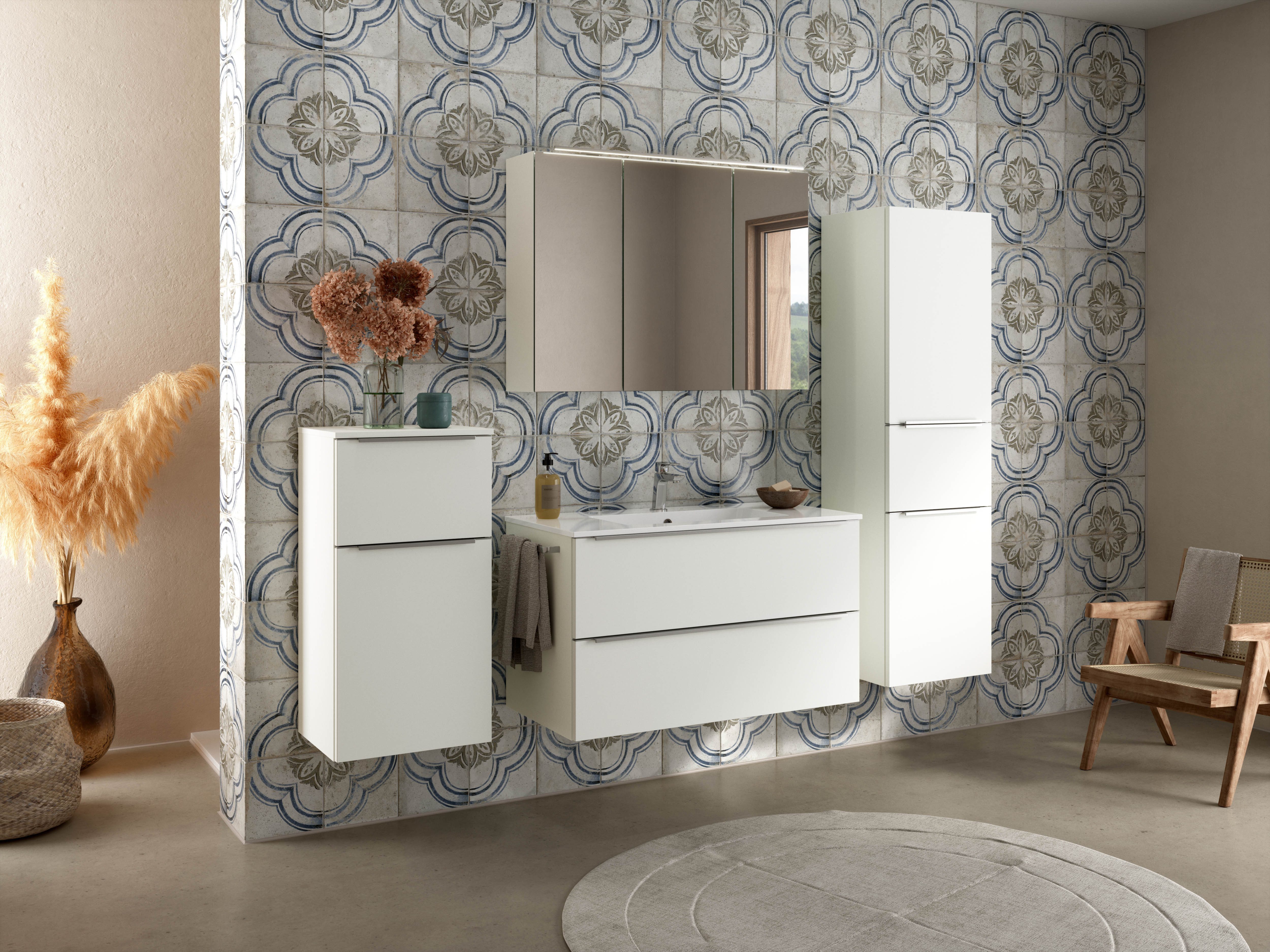 nobilia® Badmöbel-Set Levere, (2-St., vormontiert, mit günstig online kaufen