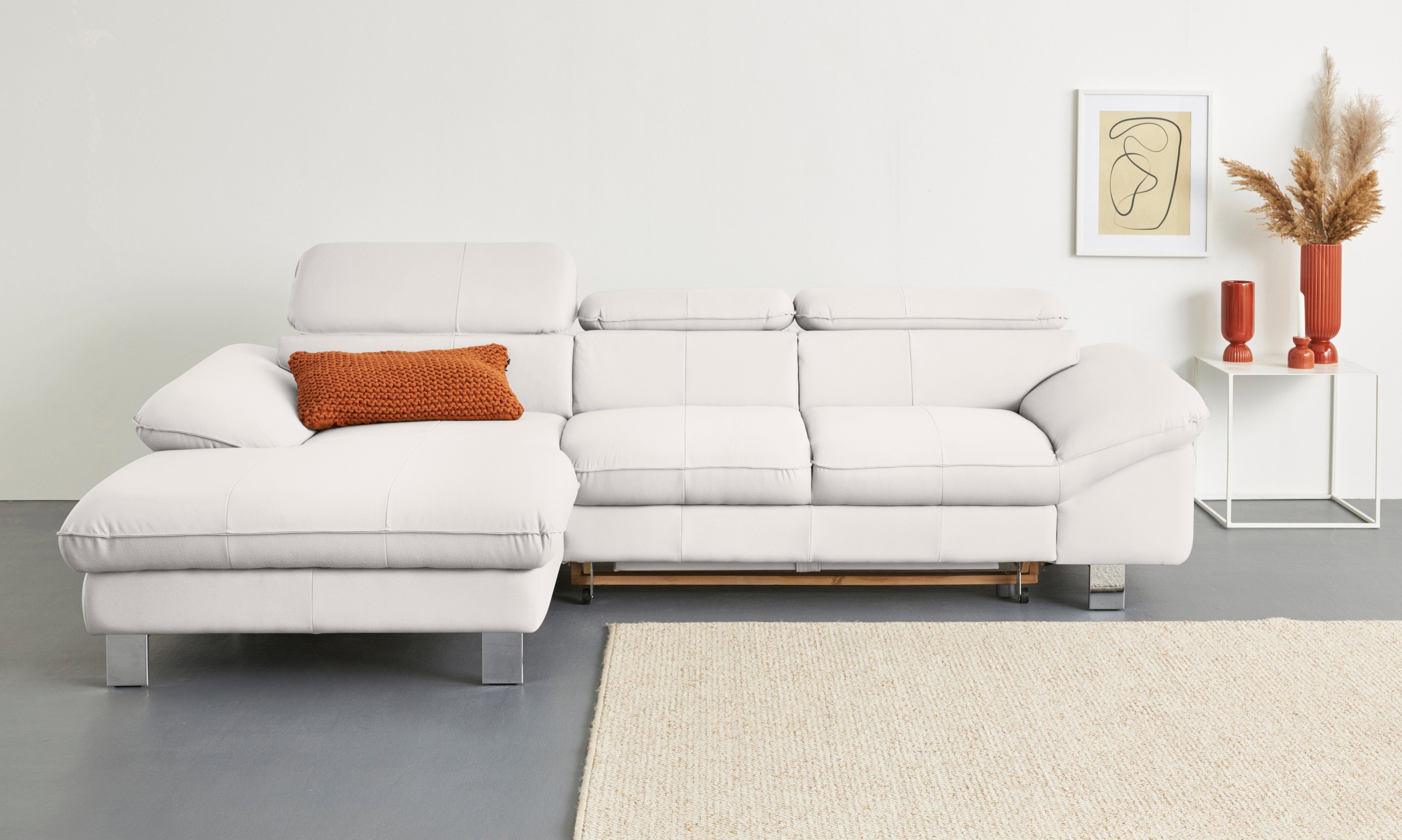 COTTA Ecksofa Driver L-Form, mit Kopfteilverstellung, günstig online kaufen