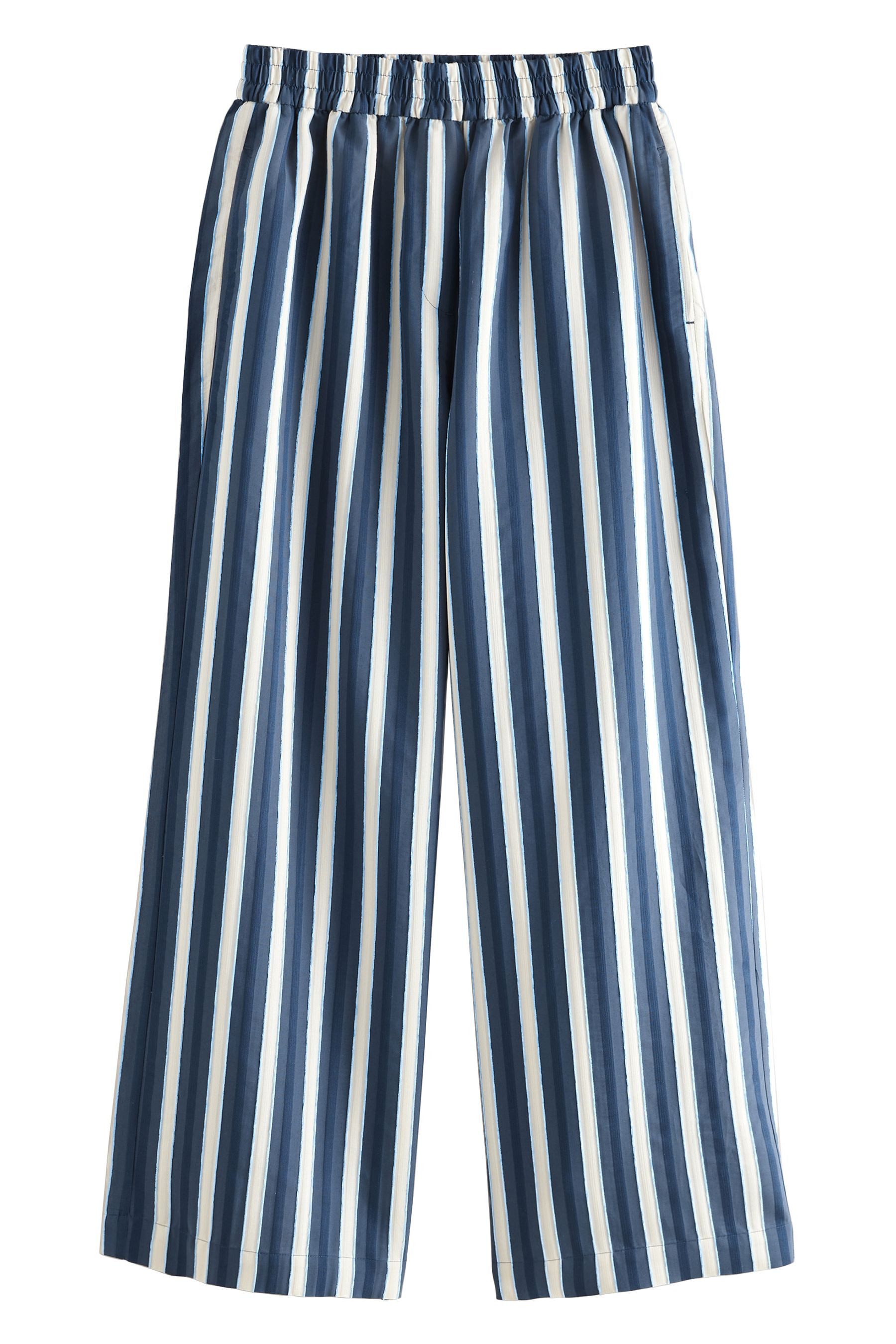 Next Dehnbund-Hose Gestreifte Hose mit weitem günstig online kaufen