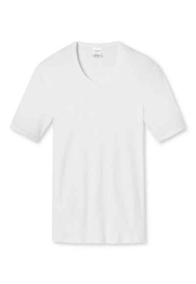 Schiesser Unterhemd Herren 1/2 Arm T-Shirt - Jacke, Unterhemd, Cotton