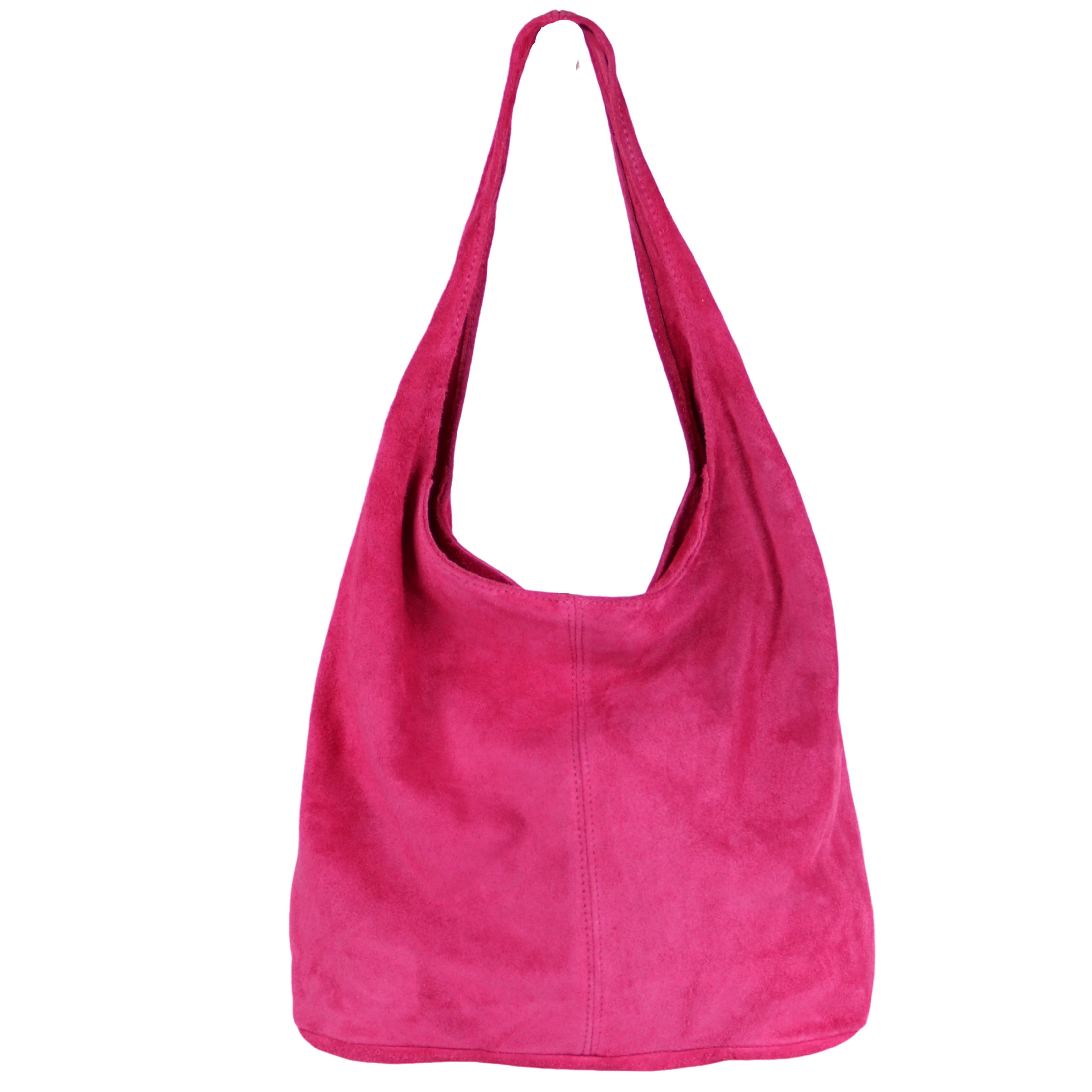 MIRROSI Beuteltasche aus Echtleder, Made in Italy, Shopper Tasche, Tragetasche (33x32x16cm) mit viel Stauraum