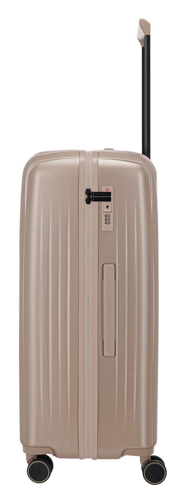 travelite Trolleyset BARBARA NOVELTY 3-teilig Hartschale, 4 Rollen, (Set, 3 tlg), Volumenerweiterung – stilvolles Reisegepäck