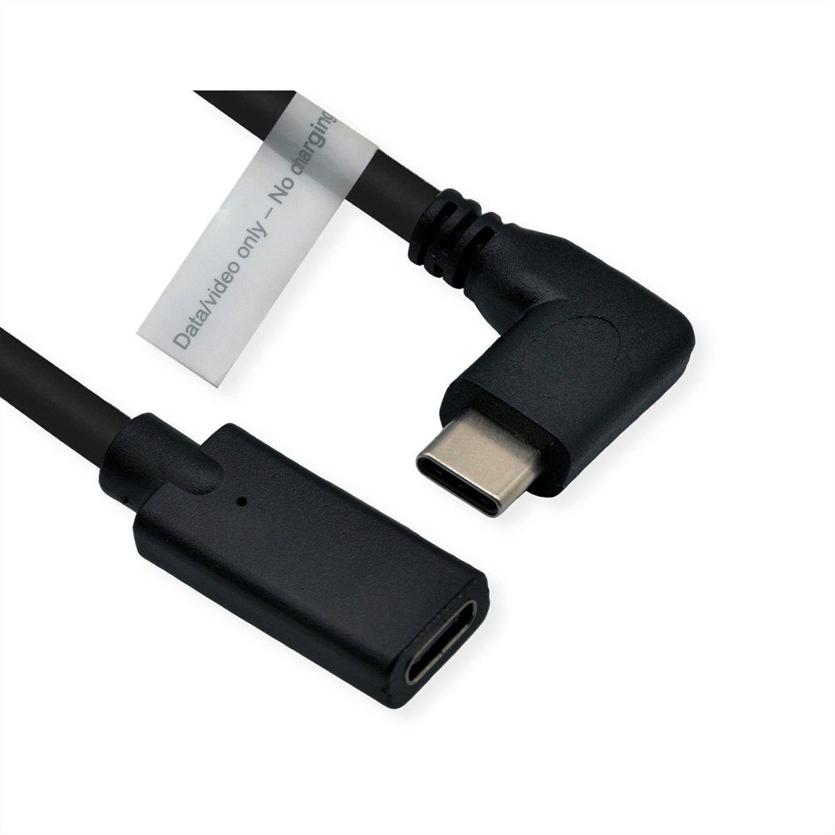 ROLINE Video-Verlängerungskabel (DP Alt Mode) USB Typ C-C, ST/BU Audio- &  Video-Kabel, USB Typ C (USB-C) Männlich (Stecker), USB Typ C (USB-C)  Weiblich (Buchse) (200.0 cm)