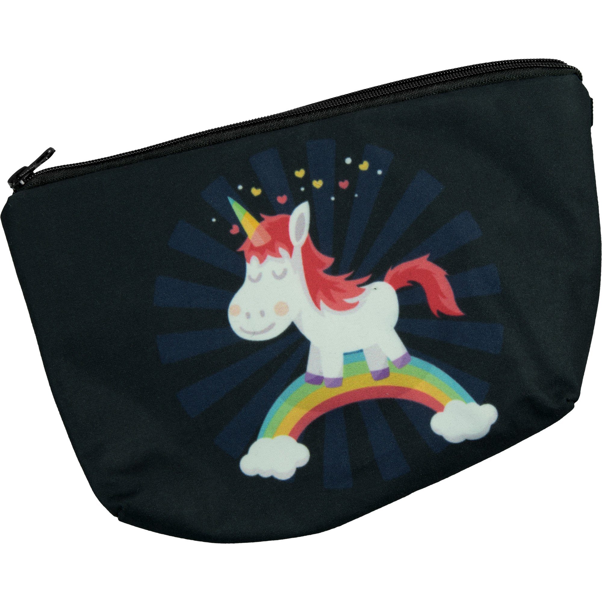 - - Einhorn Kosmetiktasche Einhorn und Schminktasche Kulturbeutel Design Tasche Regenbogen Make-up cosey