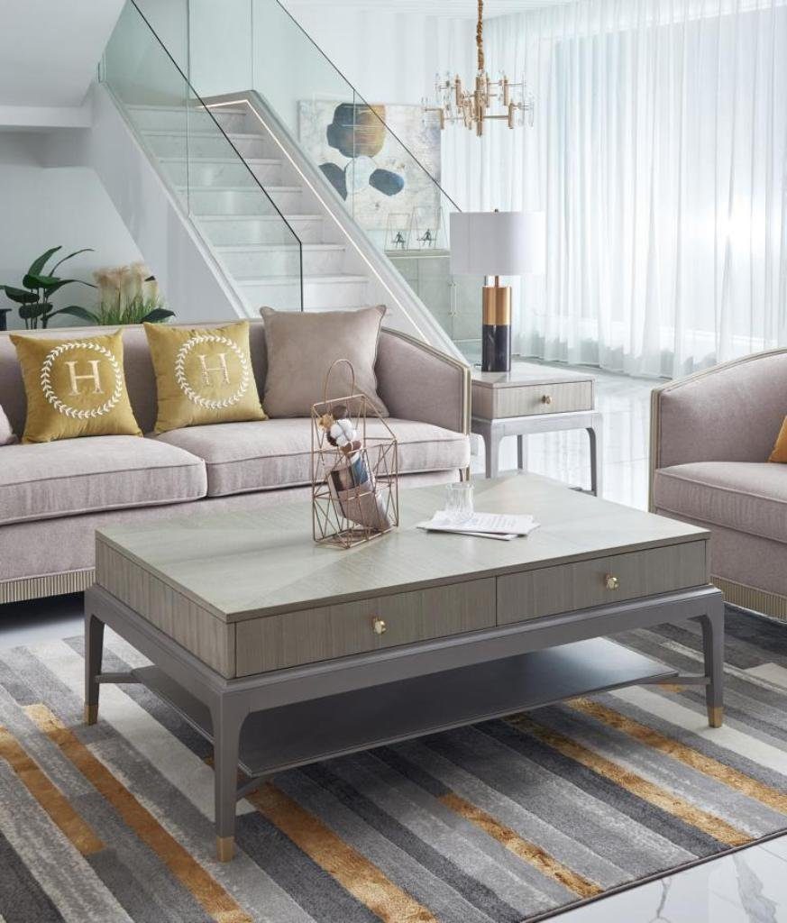 3+1+1 Luxus Sofa Sofa Set in JVmoebel Wohnzimmer Made Beige Sofagarnitur Couch, Europe