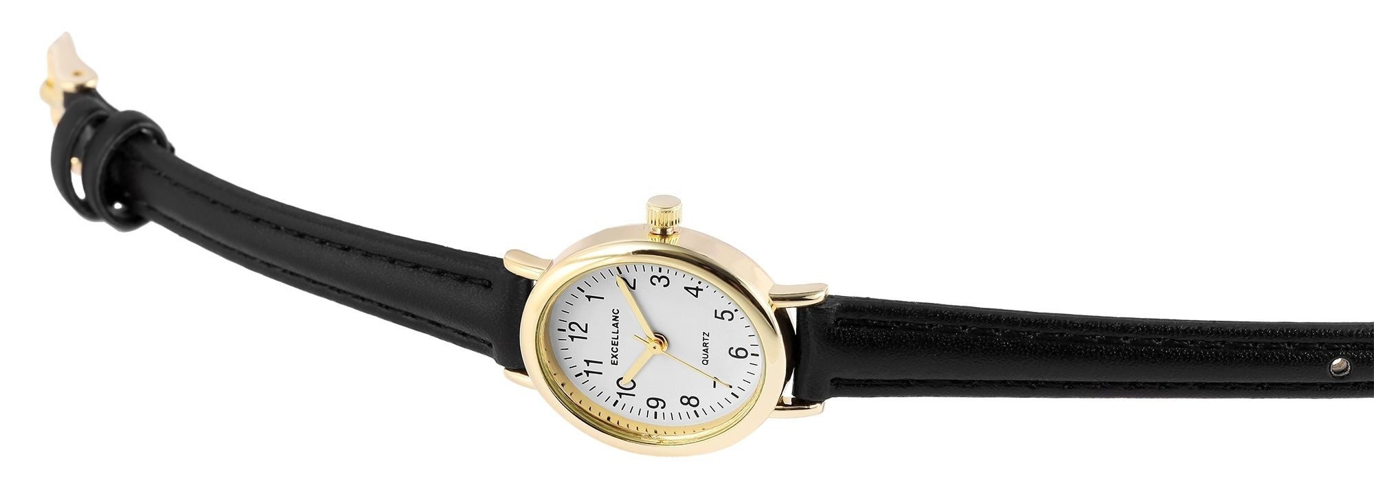 EXCELLANC Quarzuhr Mineralglas