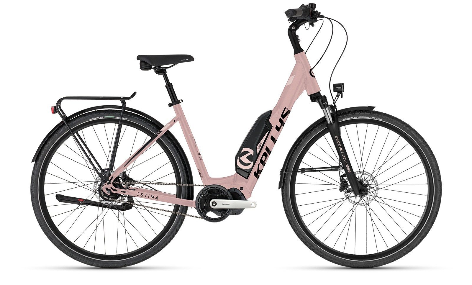 Kellys E-Bike Touren Bike Estima 40 SH Rose gold 28" 630 Wh Wave, 5 Gang Shimano Shimano Nexus Schaltwerk