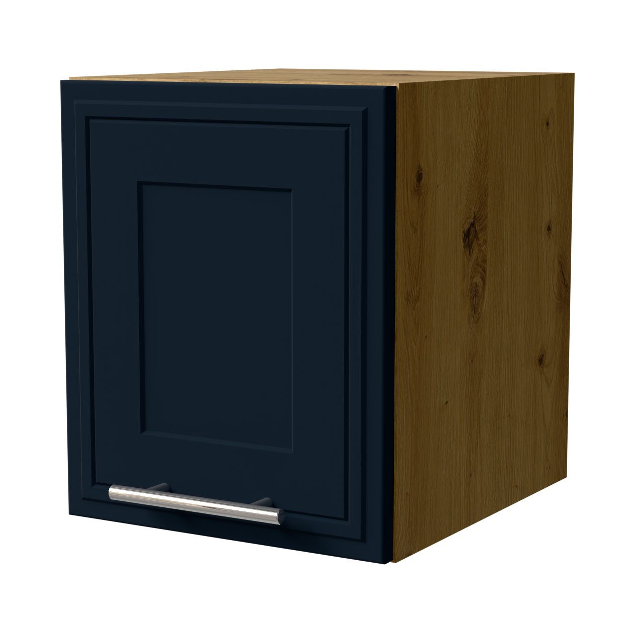 Feldmann-Wohnen Klapphängeschrank Salo (W4B/30, 1 Klappe, innen 1 Fach, 1-St., Hängeschrank) 30x32,5x36cm Eiche Artisan / Indigo Matt