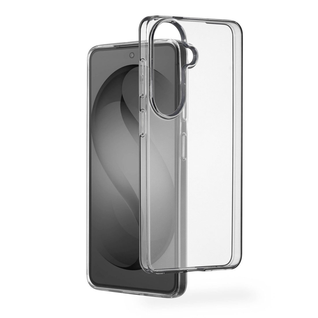 Hama Smartphone-Hülle Handyhülle transparent für Samsung Galaxy S26 FE, Anti-Vergilbung, Kratzschutz, Anti-Rutsch, bezogene Seitentasten