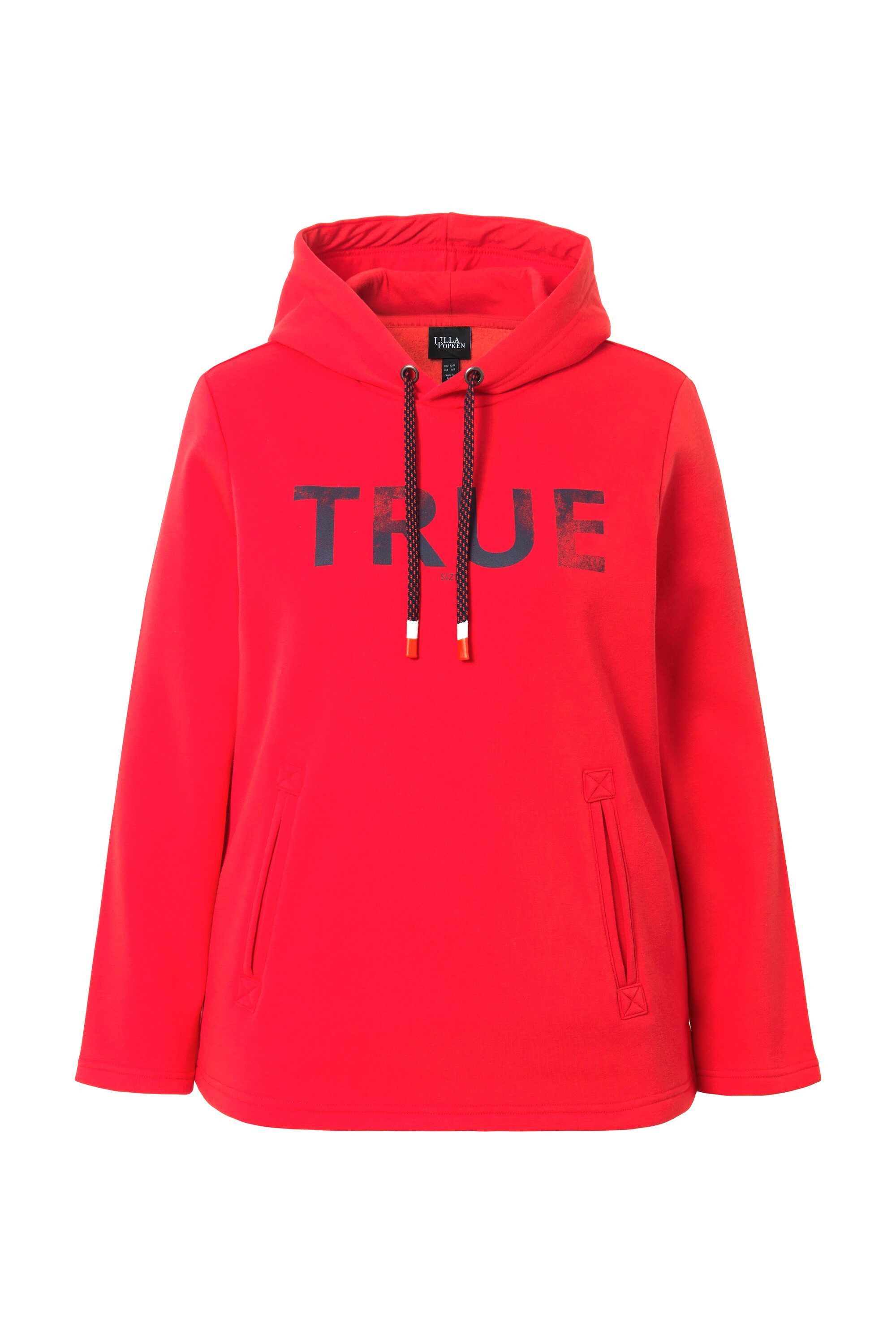 Ulla Popken Sweatshirt Hoodie True Kapuze Kordel Taschen Langarm – Bild 2 von 4